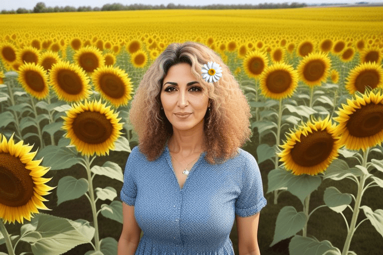 Masih Alinejad: Endless, Tall, Persian Sunflowers