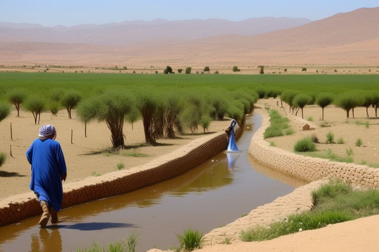 One way in which the Berbers of Morocco are sustainable cultures is through their use of water resources. 