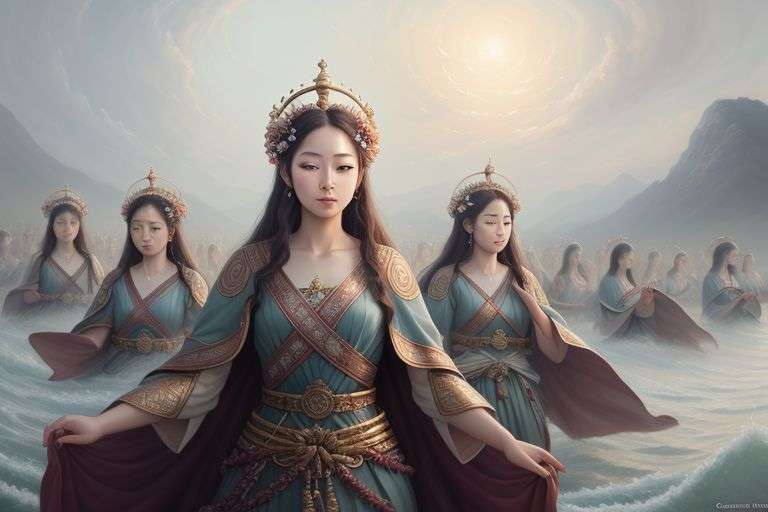 The Ajima goddesses are also associated with the natural world, and are believed to have the power to control the elements and bring about balance and harmony in the environment. They are often worshipped during times of natural disasters or upheaval, as a way to seek protection and guidance from the forces of nature. Devotees believe that by honoring the Ajima goddesses, they can bring about peace and prosperity to the land.