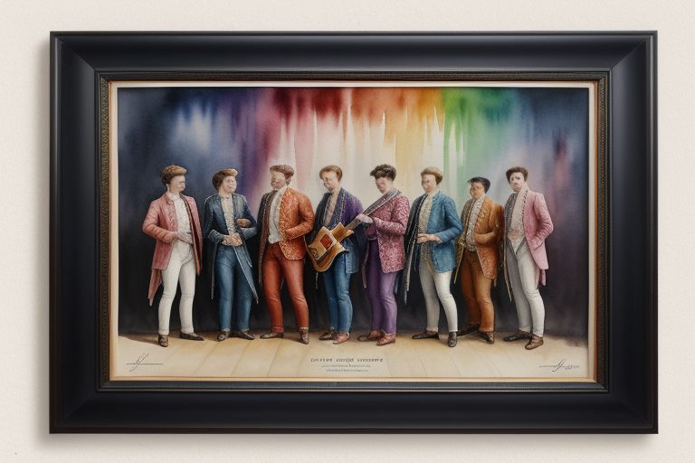 Historical photo of LGBTQ+ artists