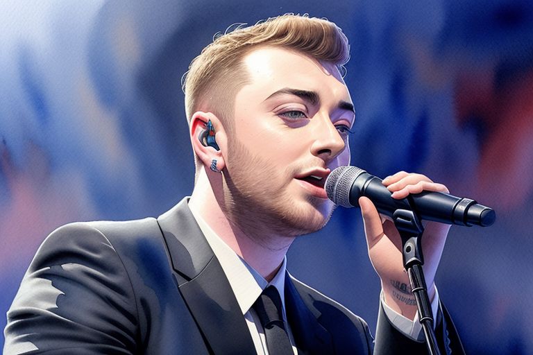 Sam Smith performing