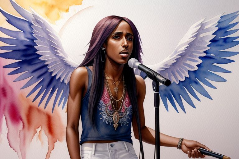 Angel Haze performing