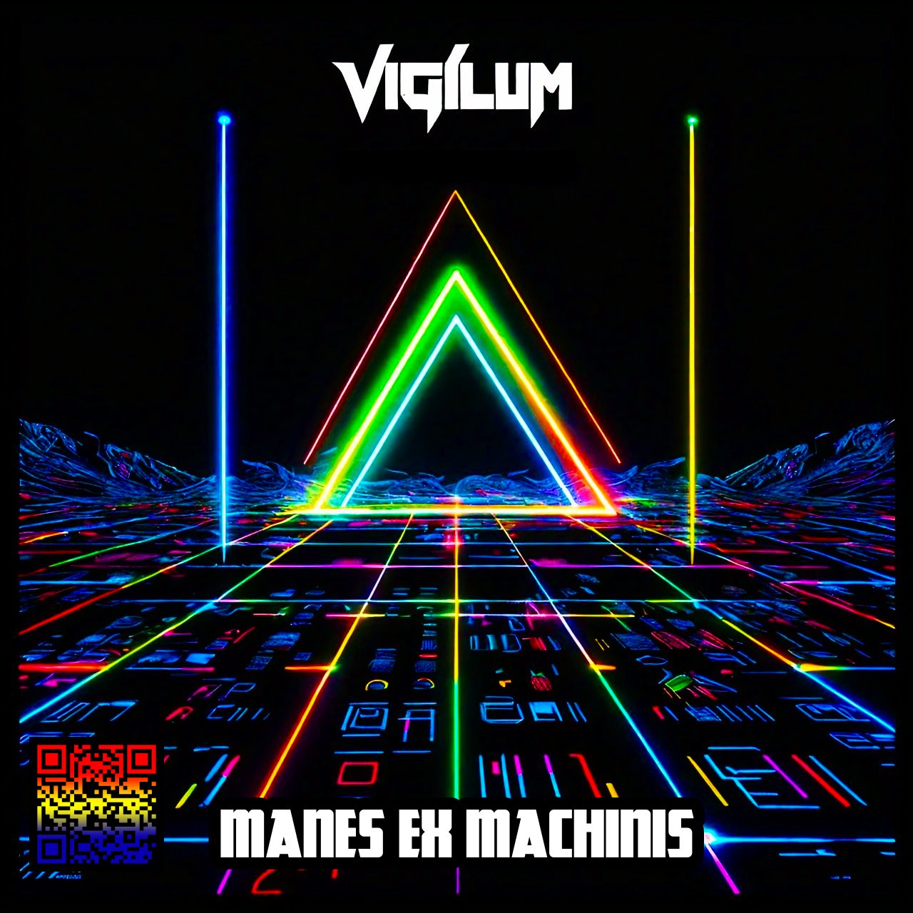 (AI Gen) Vigilum's "Manes ex Machinis" (1981)