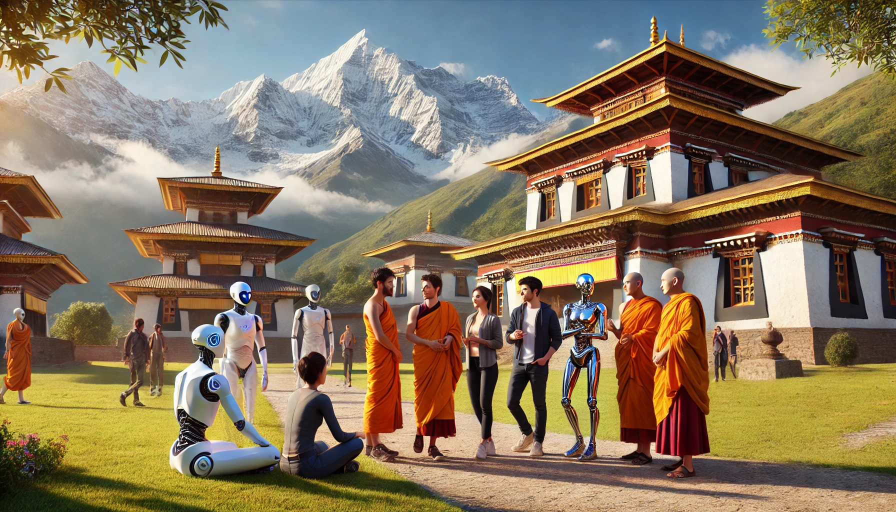 7 Ways AI Humanoids Could Learn Human Wisdom from Tibetan Monks via TATANKA’s AI Training Program