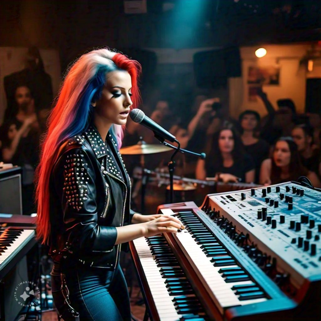 Amina Kovačević (Lead & Backup Vocals, Keyboards, Synthesizers)