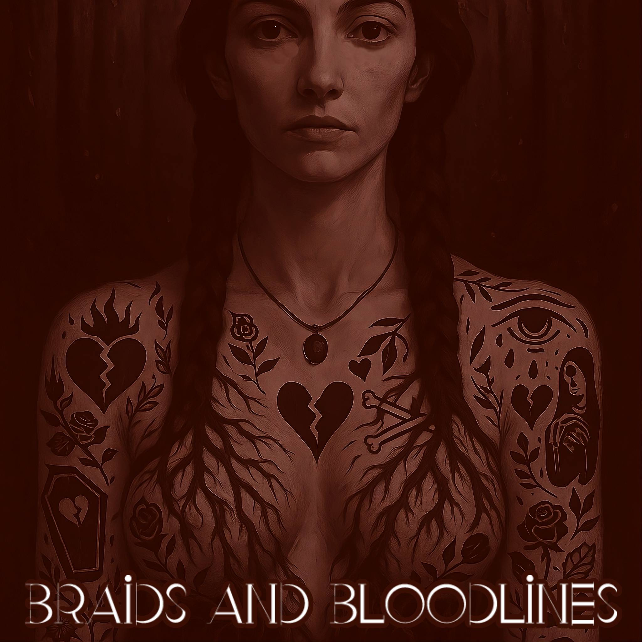 Braids and Bloodlines: The Healing Fire of a Woman Reborn (AI Gen)