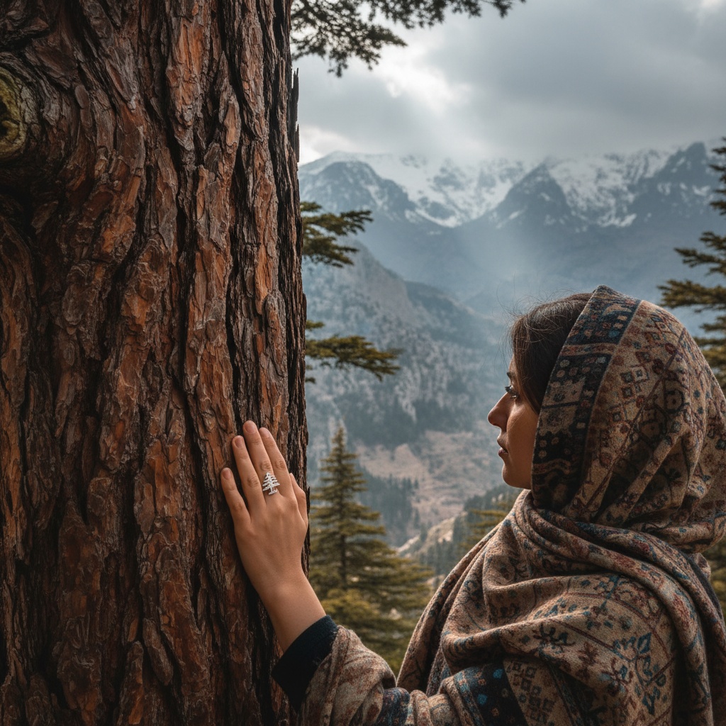 "رجعة عالأرز" (Rajʿa ʿal-Arz) – Return to the Cedars”