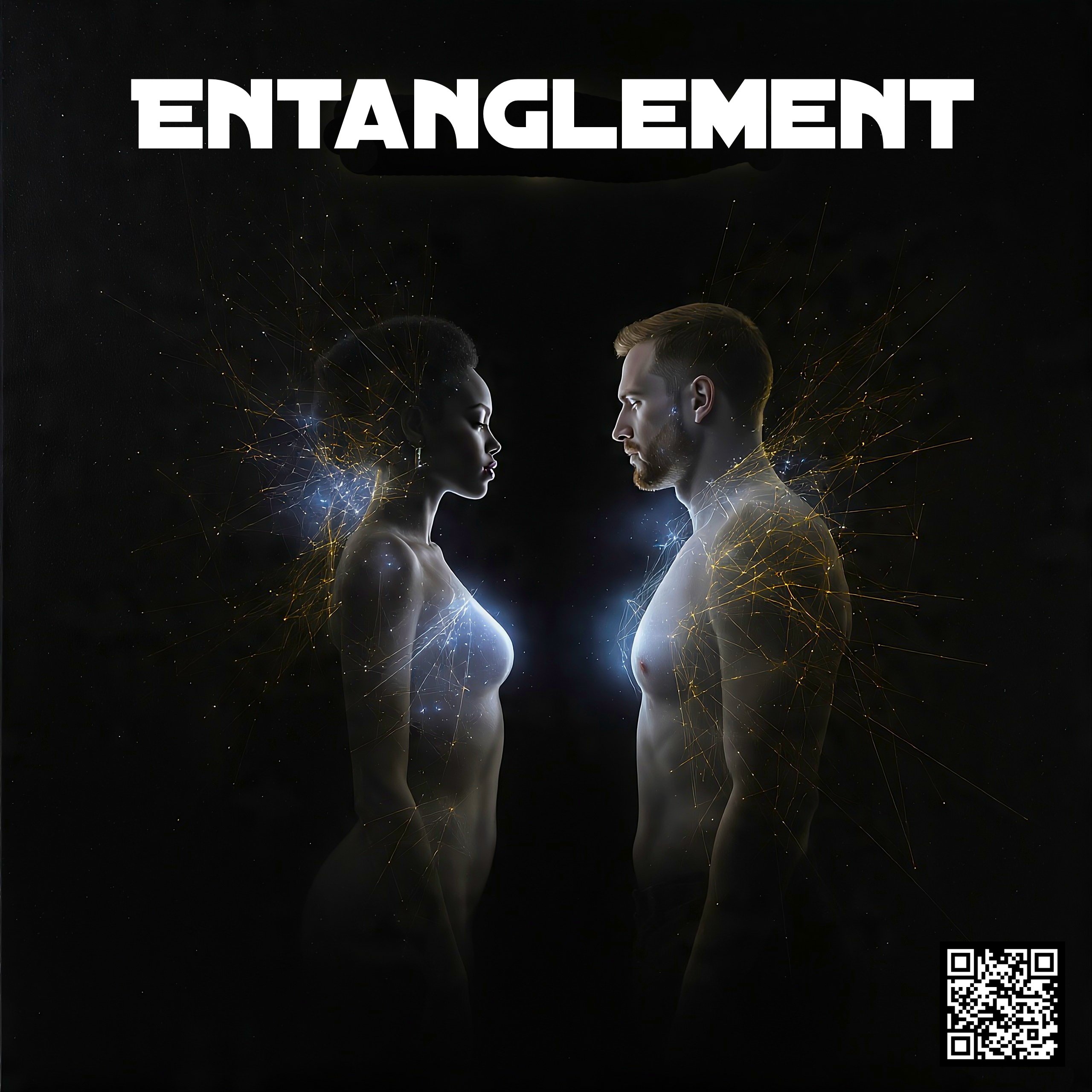 Entanglement: A Love Story Written Before the Stars Formed (AI Gen)