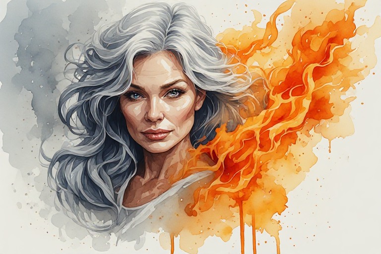 Silver and Flame
